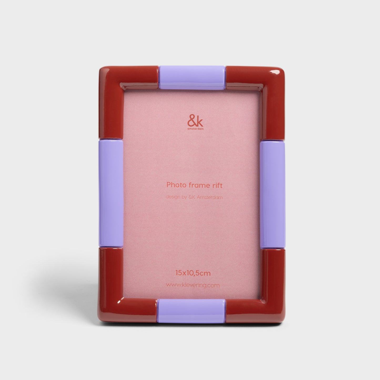 &Klevering - Picture Frame Rift Burgundy