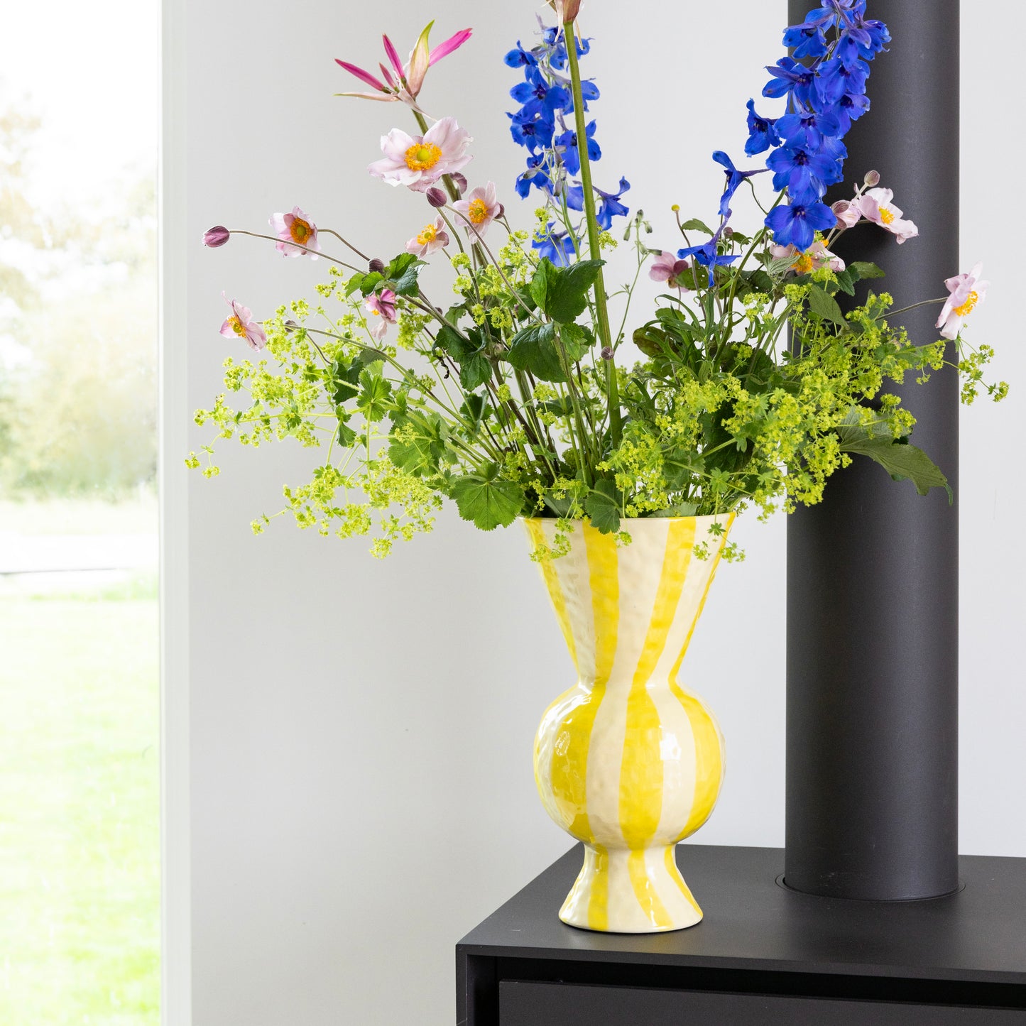 &Klevering - Vase Rhombic Yellow