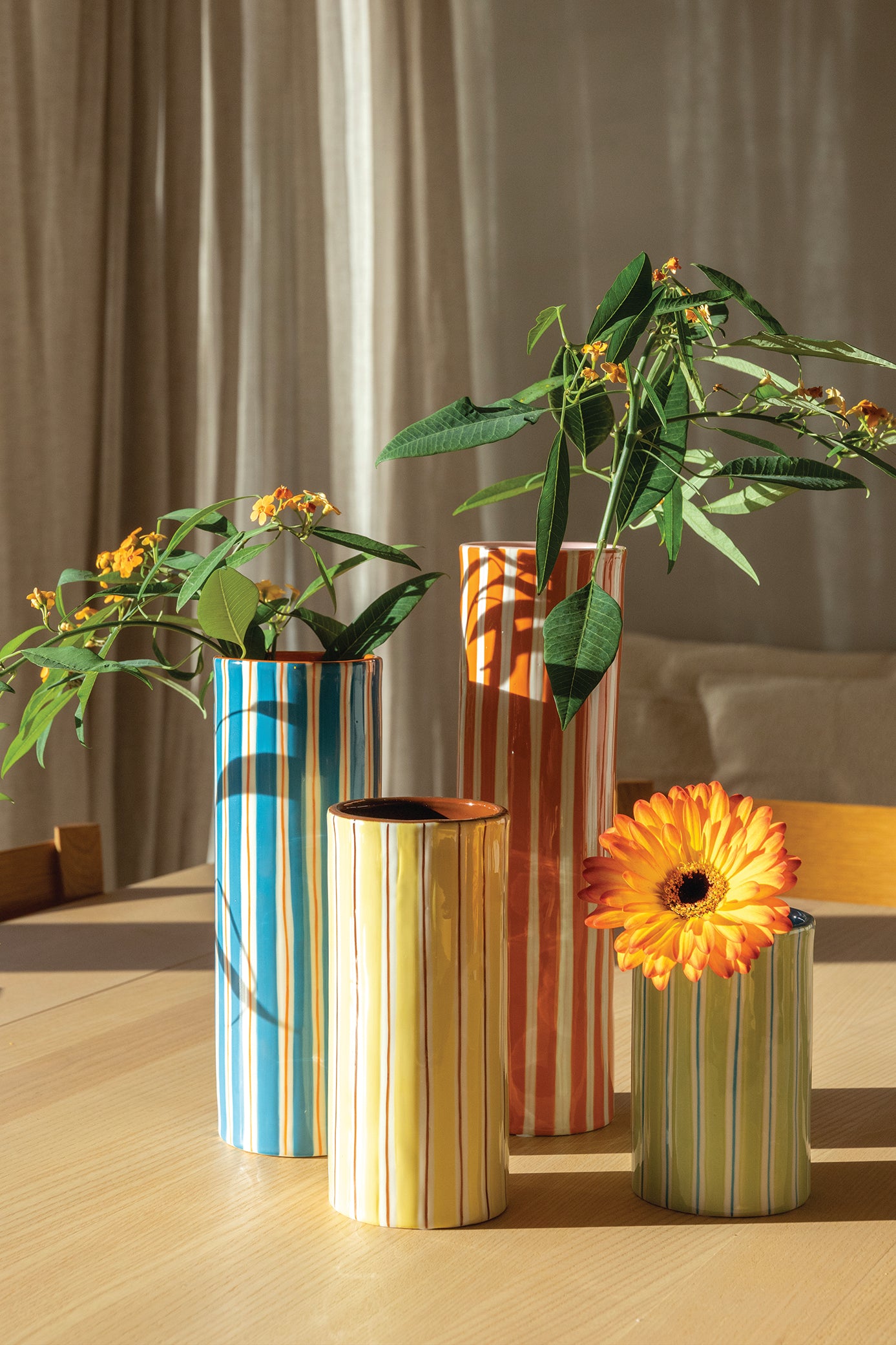 &Klevering - Vase Ray Yellow